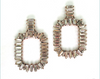 Rectangle Crystal Earrings