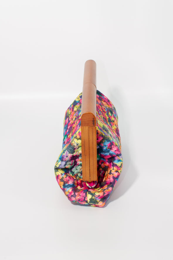 Flower Print clutch