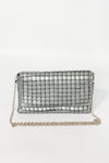 Brushed Squares Clutch