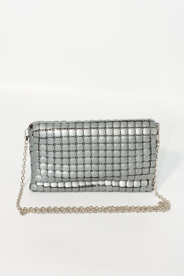 Brushed Squares Clutch