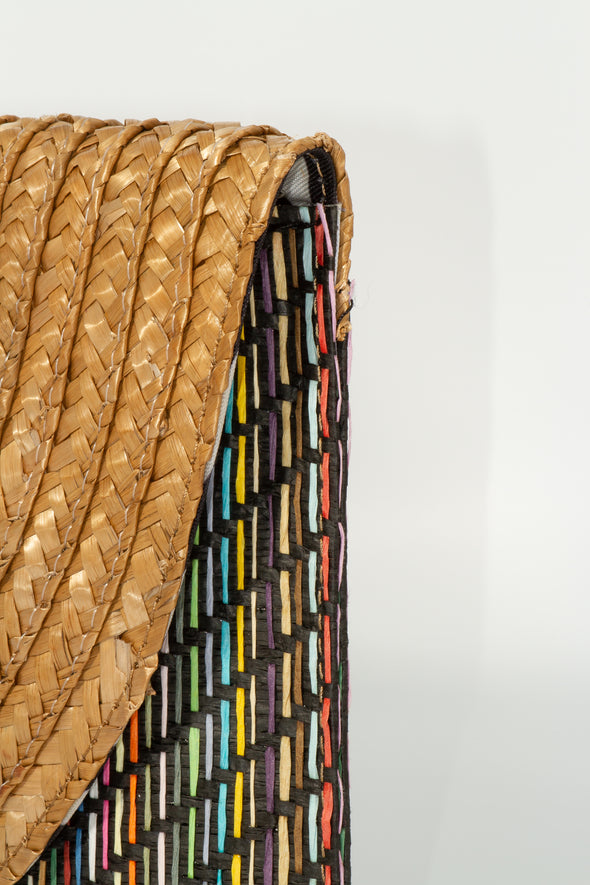 Betsey Johnson Straw Pineapple Clutch