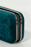 Abbacino Turquoise Textured Clutch