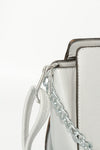 Brushed Chain Shoulder Bag
