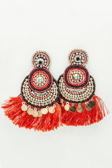 Take Me to Coachella Tassel Earrings