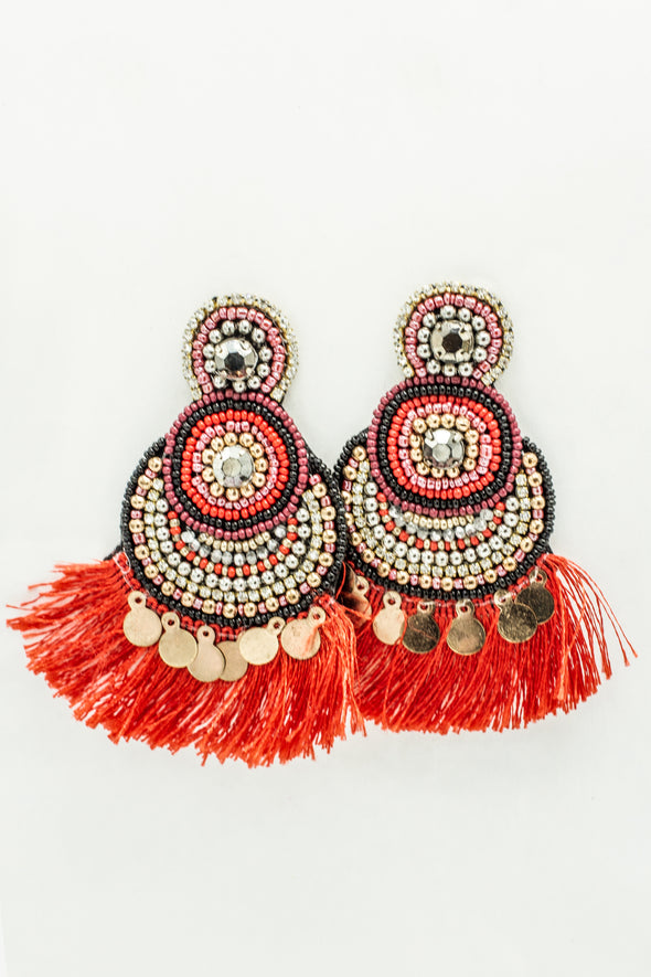 Take Me to Coachella Tassel Earrings