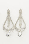 Large Teardrop Chandelier Earrings