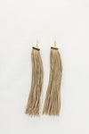 Long Tassel Drop Earrings