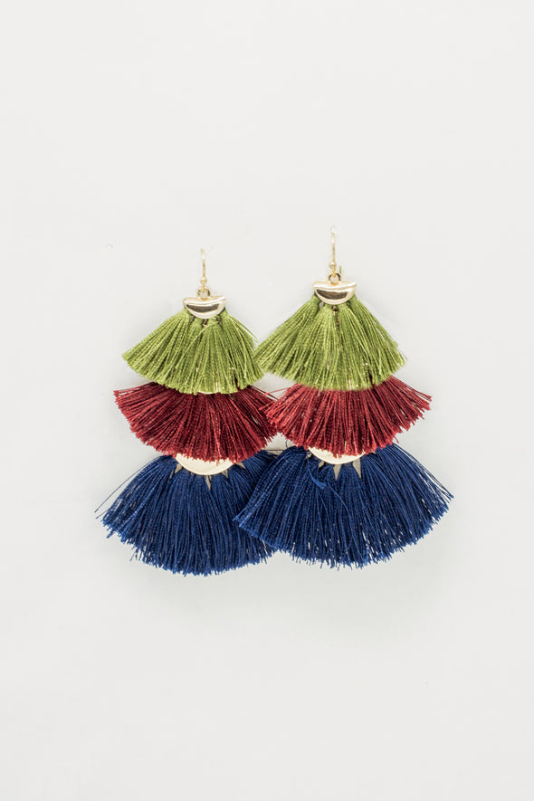 Tassel Chandelier Earrings