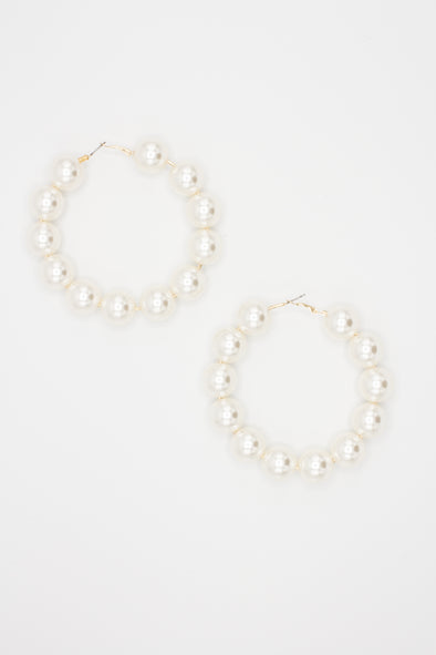 Pearl Hoops